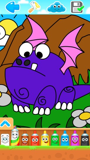 儿童画画恐龙世界游戏