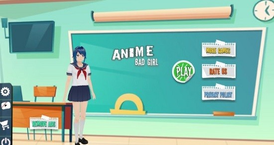 坏女孩高中模拟器中文版(Anime Bad School Girl)