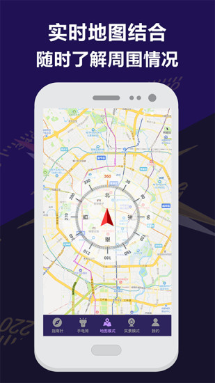 指南针户外地图去广告app