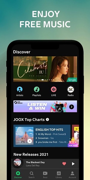 joox music ios版 v3.1.0 苹果iphone手机版