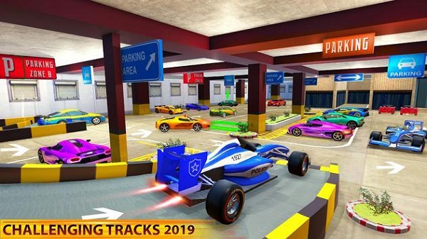 警察公式停车场手游(Police Formula Car Parking Simulator New Car Games)