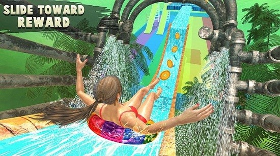 水上公园模拟器(water parks extreme slide ride amusement park 3d)