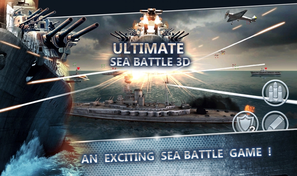 海战战舰3d汉化版(Ultimate Sea Battle 3D)