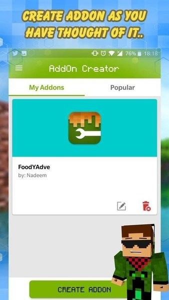 Addon Creator for Minecraft PE下载安卓版