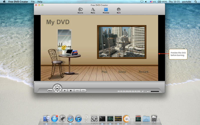 Free DVD Creator mac