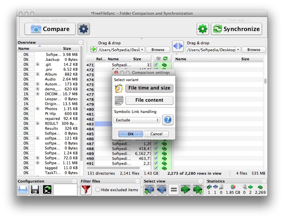 文件同步工具FreeFileSync For MAC