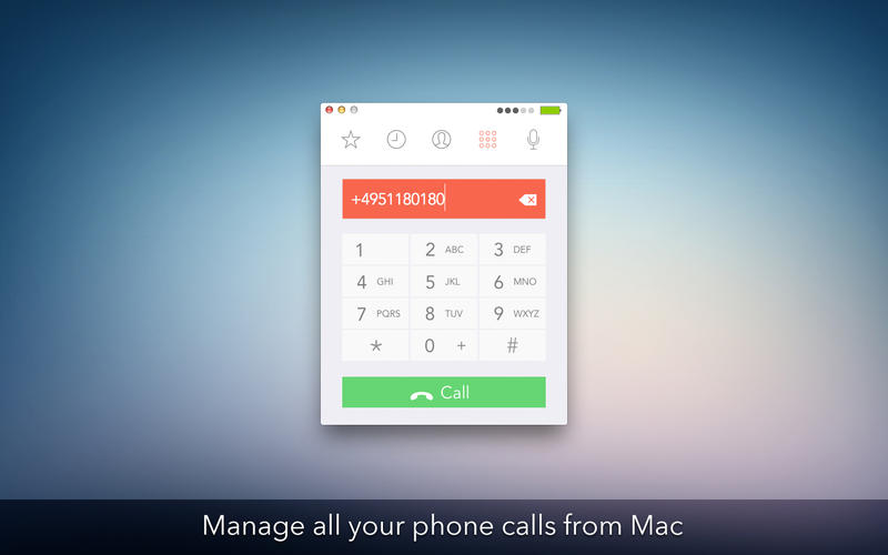 PhoneCall for Mac蓝牙通话