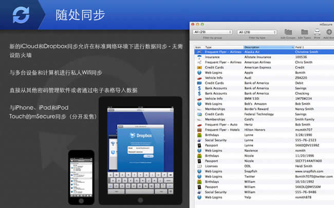 Msecure密码管家 for Mac