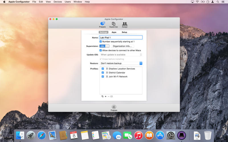 苹果设备批量配置管理Apple Configurator for Mac