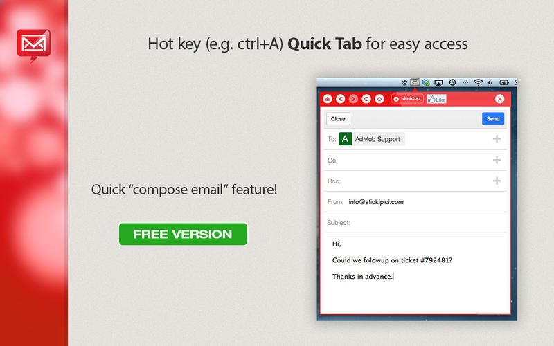 QuickTab for Gmail Mac下载