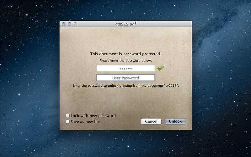 PDF文档加密PDF Protector Mac版