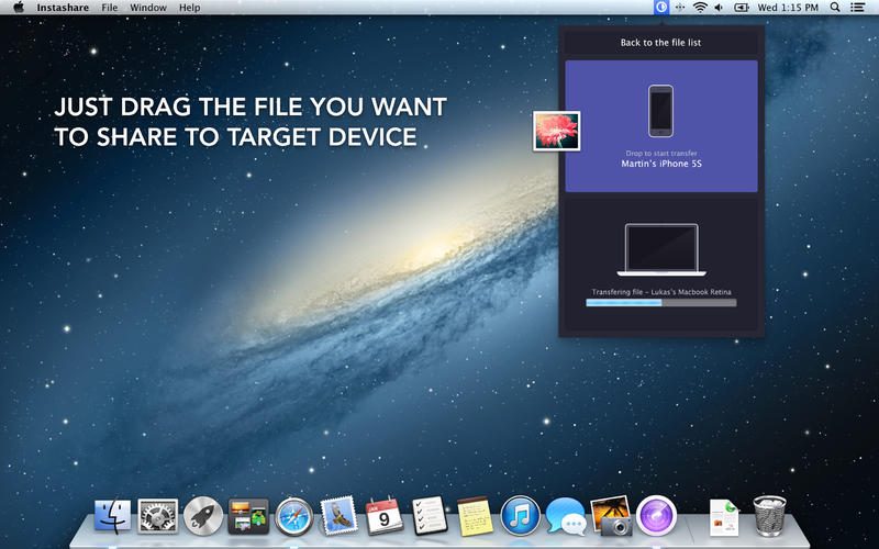 文件传输工具Instashare for Mac