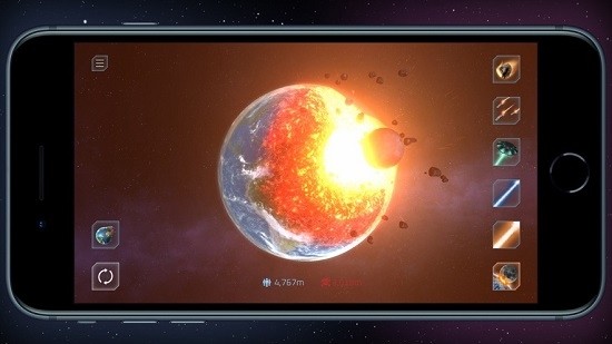 星球毁灭模拟器苹果版下载 v0.9 iPhone版