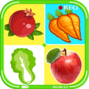 儿童学蔬果游戏卡片认识蔬菜水果6.4 最新版