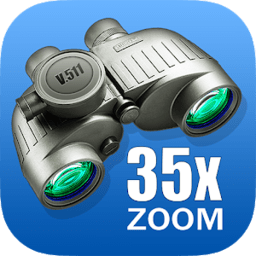 手机35倍高清望远镜软件(Binoculars 35x zoom Night Mode) v2.2.5 安卓完整版