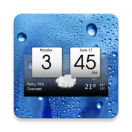 数字翻页时钟和天气(Digital clock & weather)v6.39.8高级版
