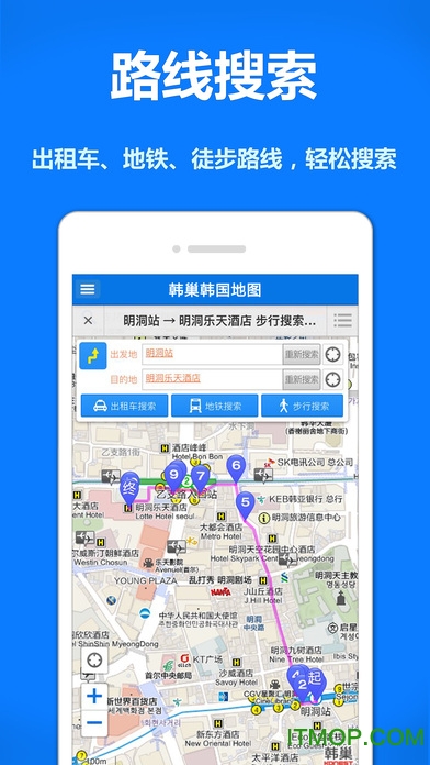 韩巢韩国地图iphone版下载